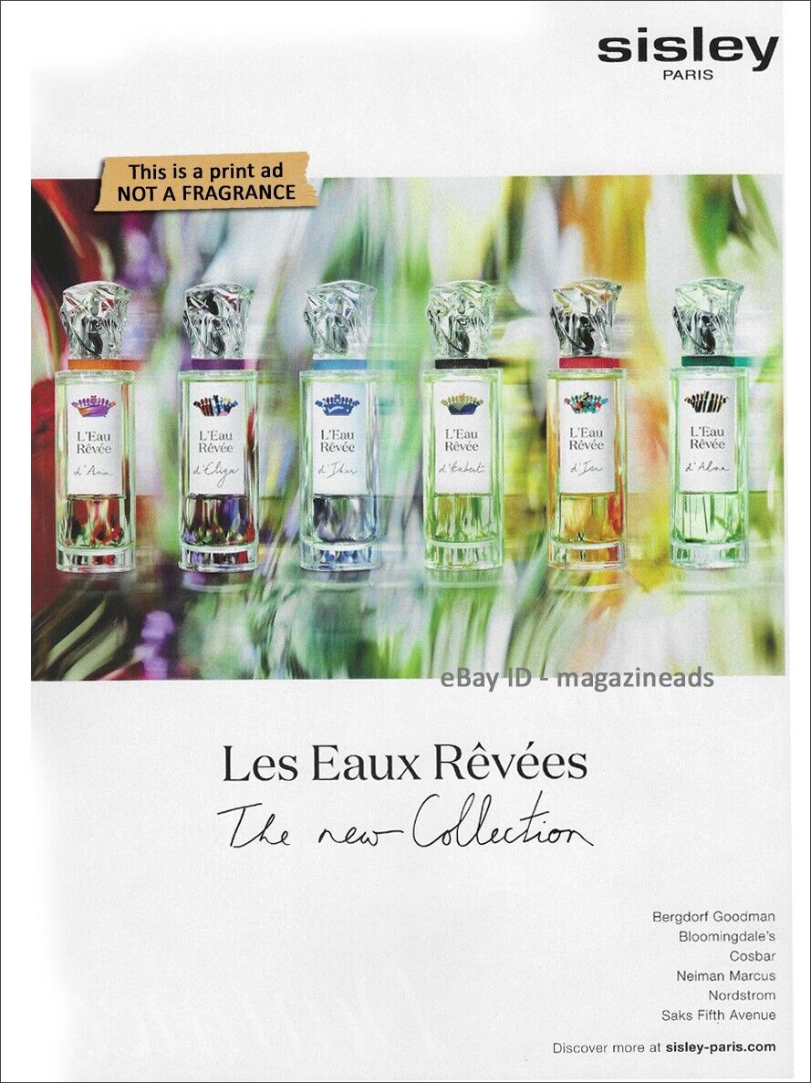$3.00 PRINT AD - SISLEY Fragrances Spring 2023 Les Eaux Revees 1-Page