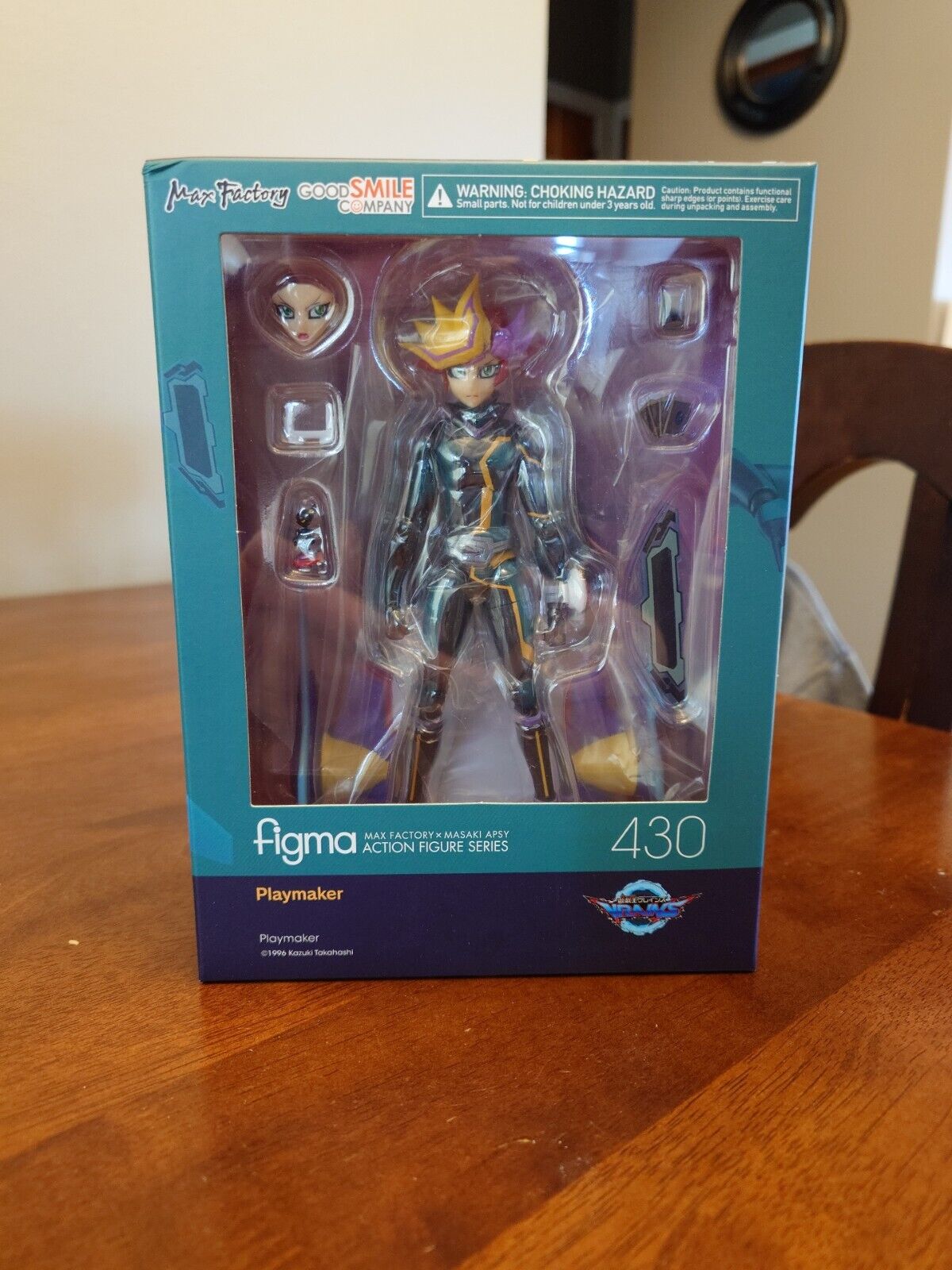 FIGMA 430 YUGIOH VRAINS PLAYMAKER MAX FACTORY ACTION FIGURE NEW U.S.