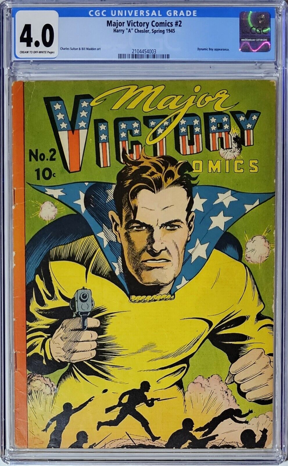Major Victory Comics #2 CGC 4.0 Harry \