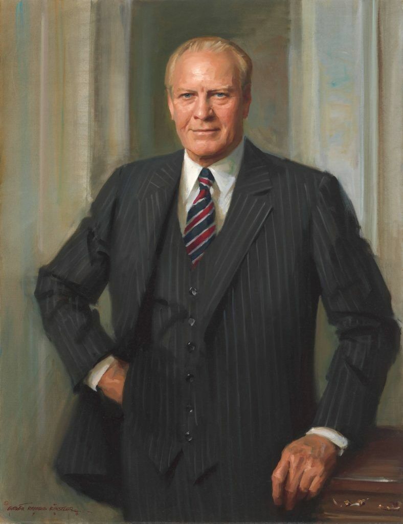 Gerald Ford Presidential Portrait reproduction 13\