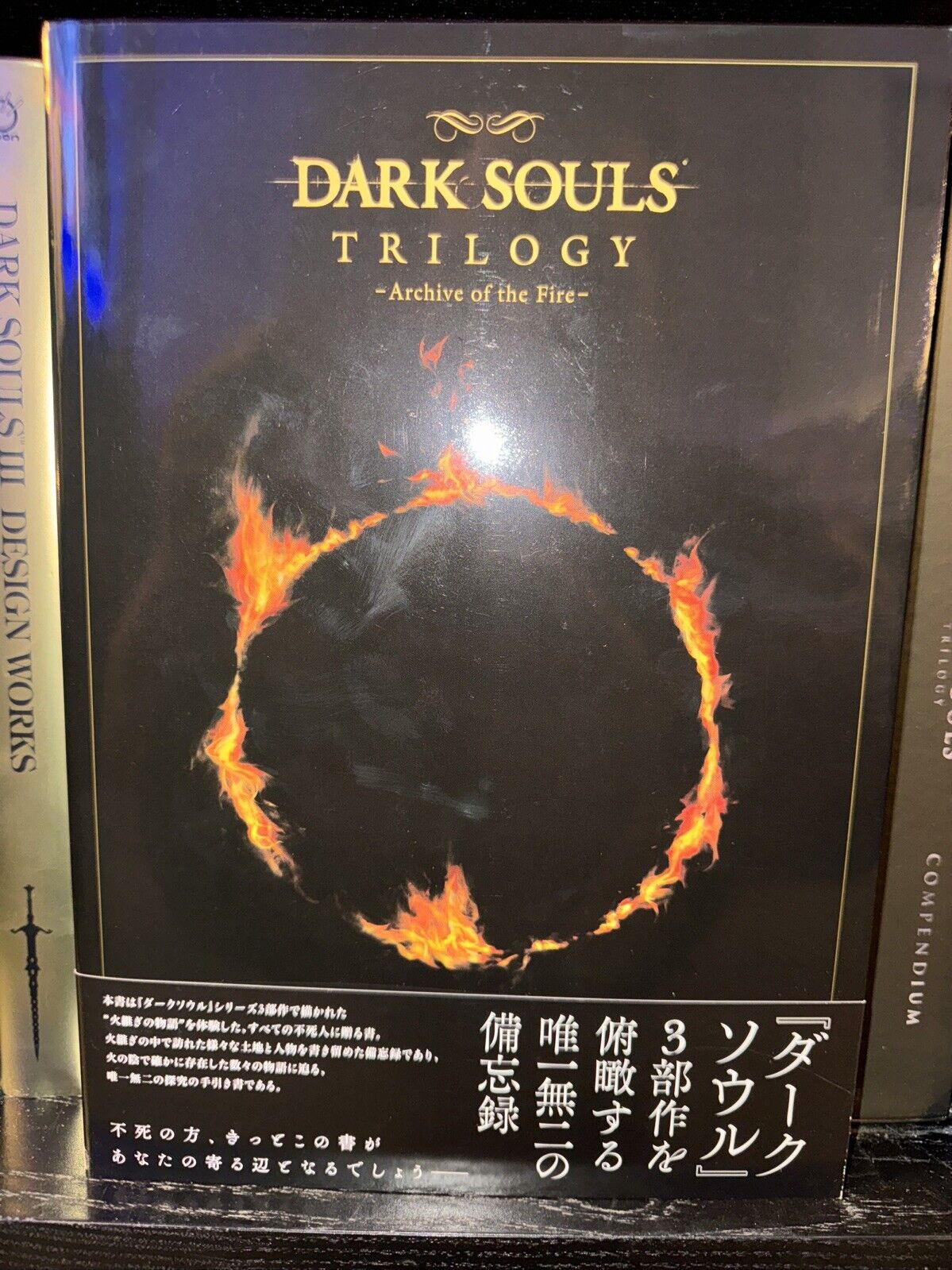 Dark Souls Trilogy Archive of the Fire Art Book ｗritten in japanese language