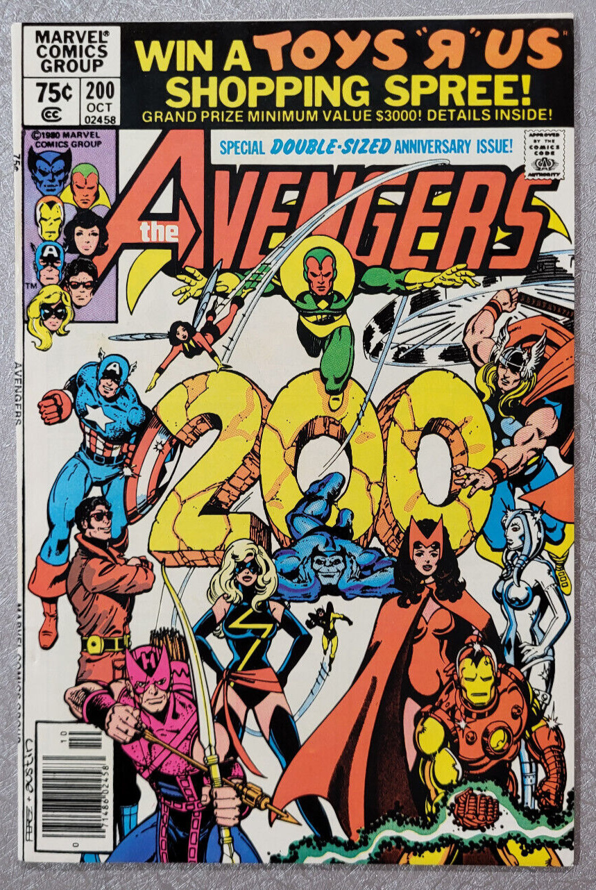 Avengers #200 Newsstand Edition 1980 Marvel Comics