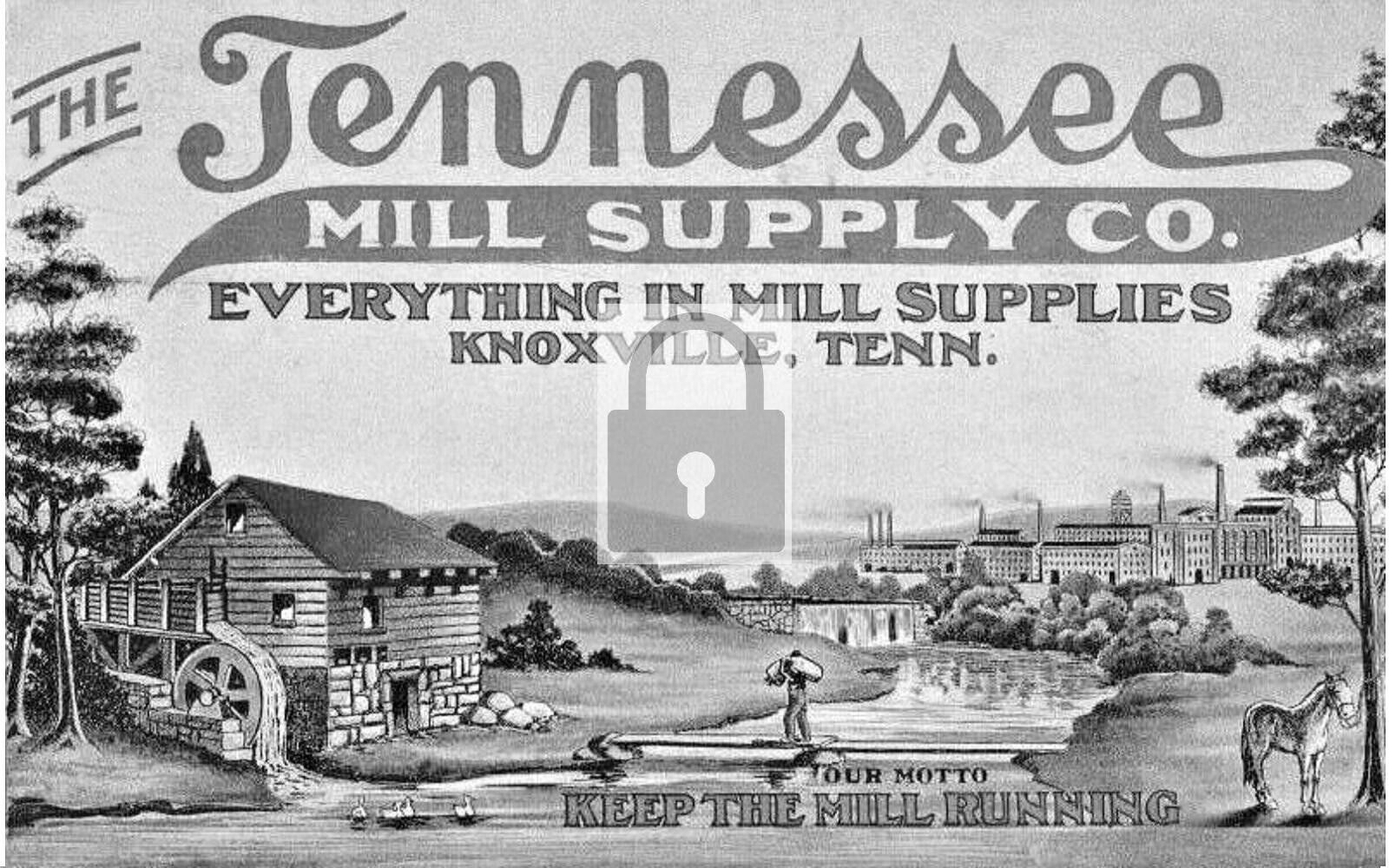 Tennessee Mill Supply Co Knoxville TN Reprint Postcard