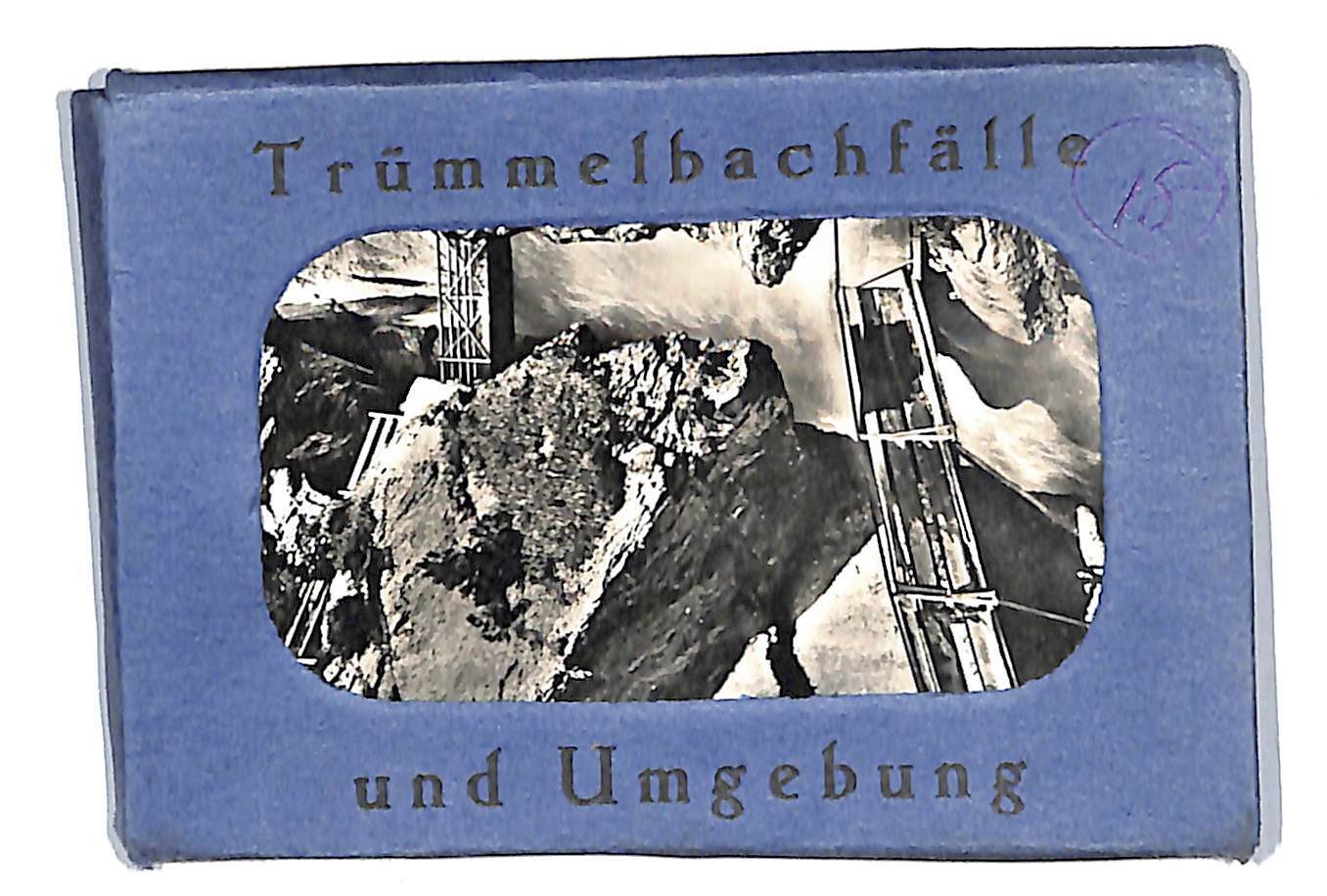 Trümmelbach Switzerland Souvenir Mini RPPC* Postcard Packet - c1957 10 cards VGC