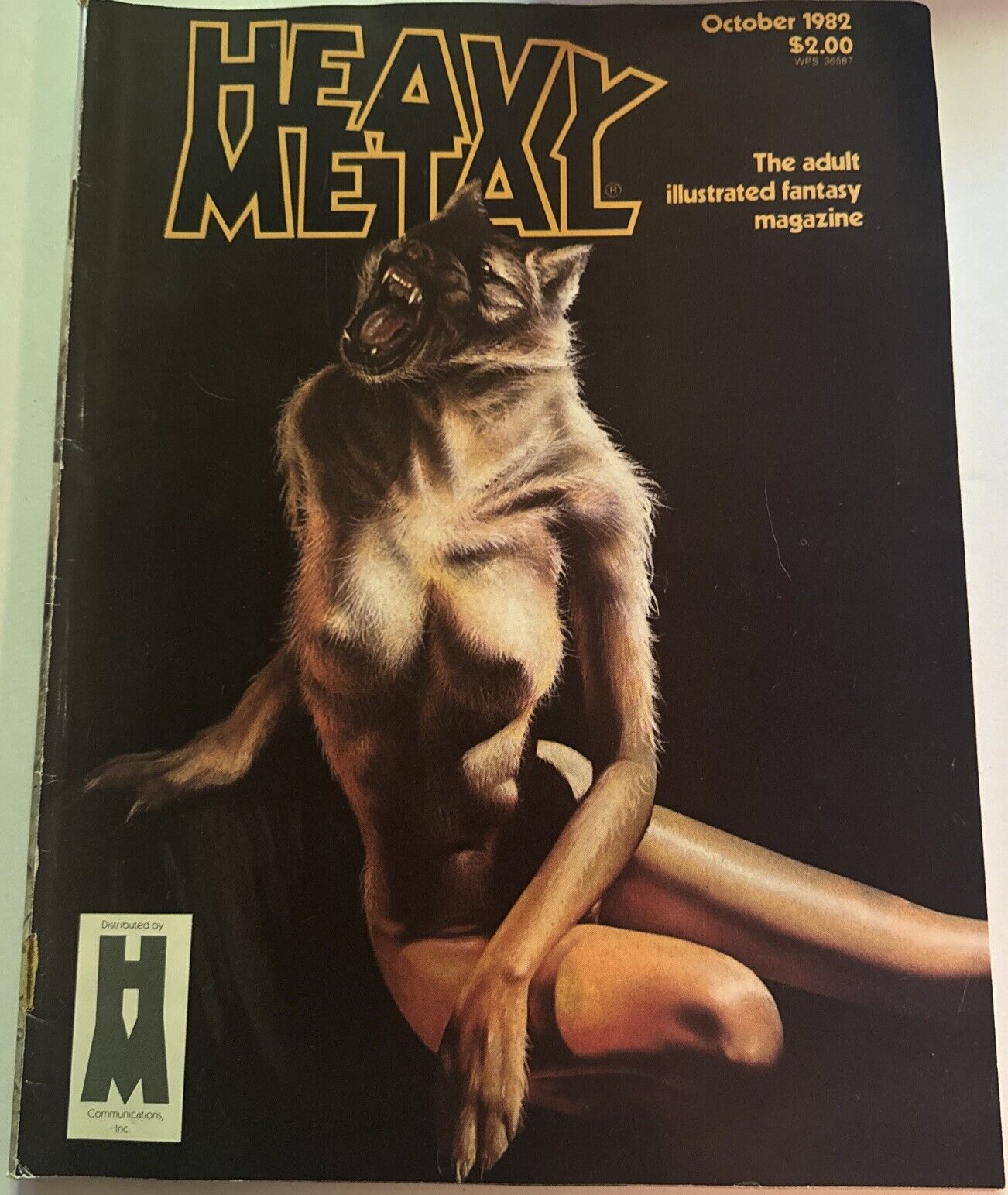 Heavy Metal V. 6 #7 October 1982 The Adult Illustrated Fantasy Magazine