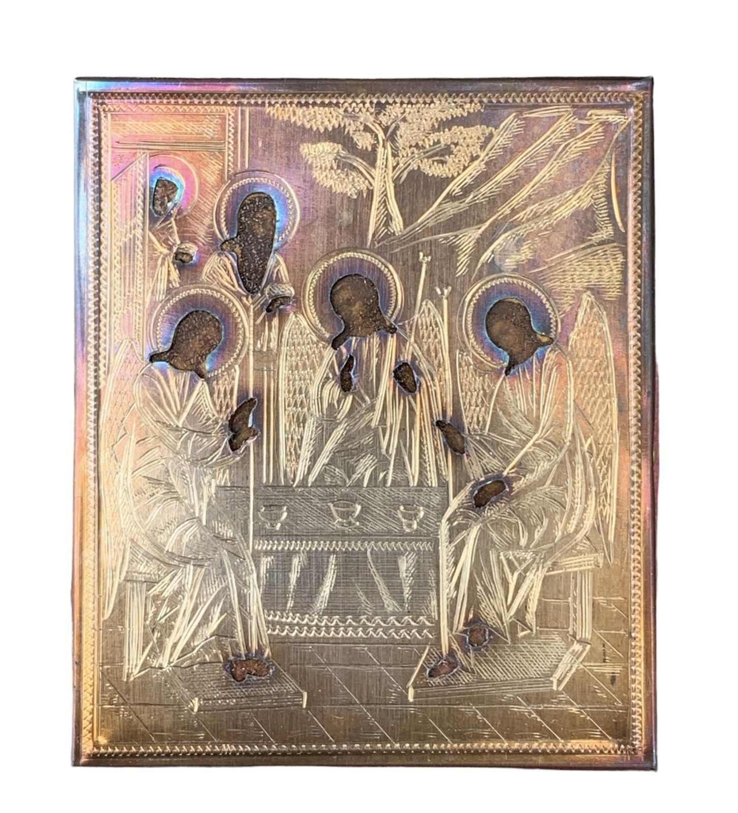 Icon of the Holy Trinity Silver