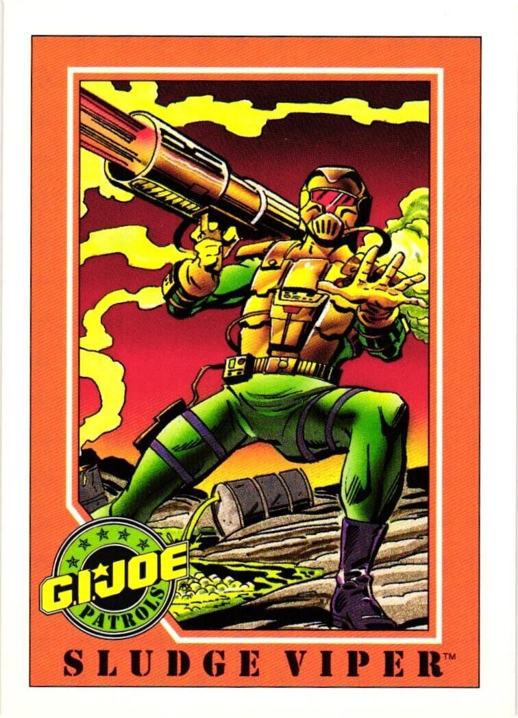 1991 Impel G. I. Joe Patrols Eco Warriors Sludge Viper