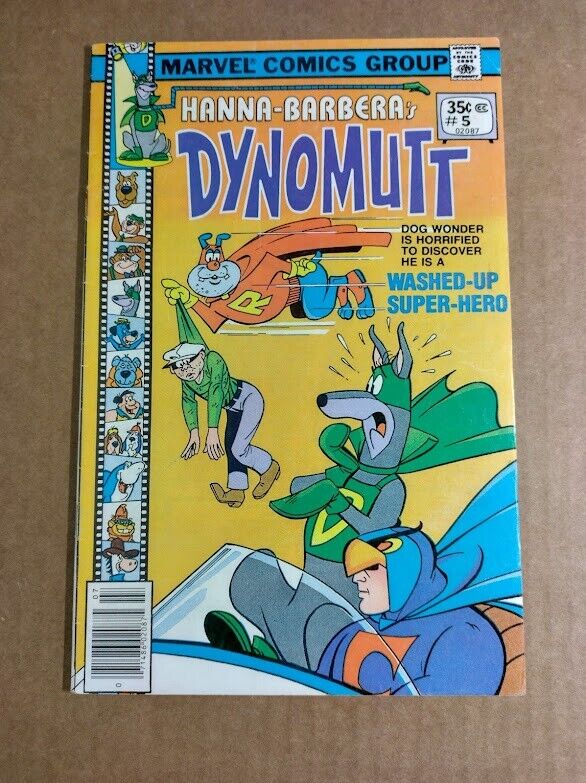 Dynomutt 5 Marvel 1978 Hanna Barbera BLUE FALCON ROVER ROBOT *CBN S/H