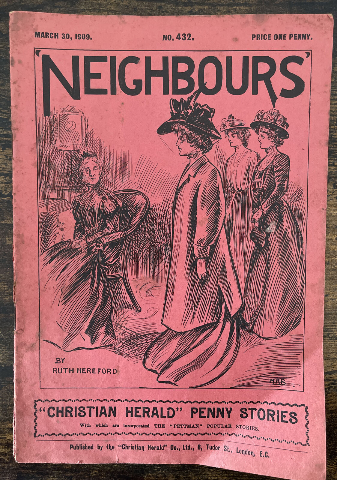 1909 Christian Herald Penny Stories  “Neighbours”