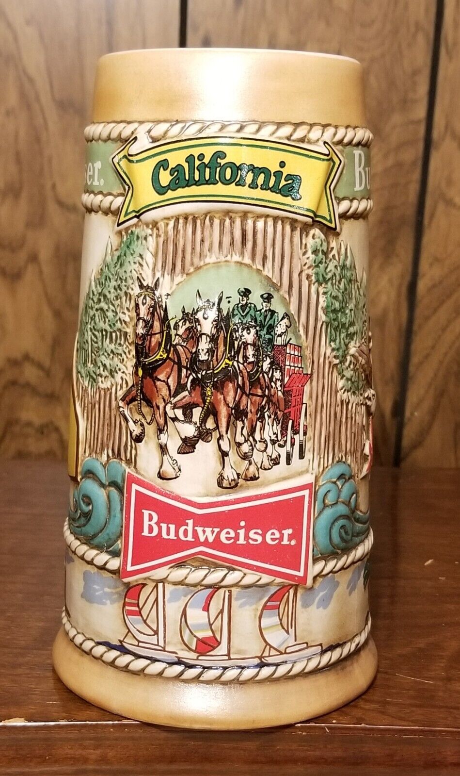 1981 Budweiser California Limited Edition Collectible Stein