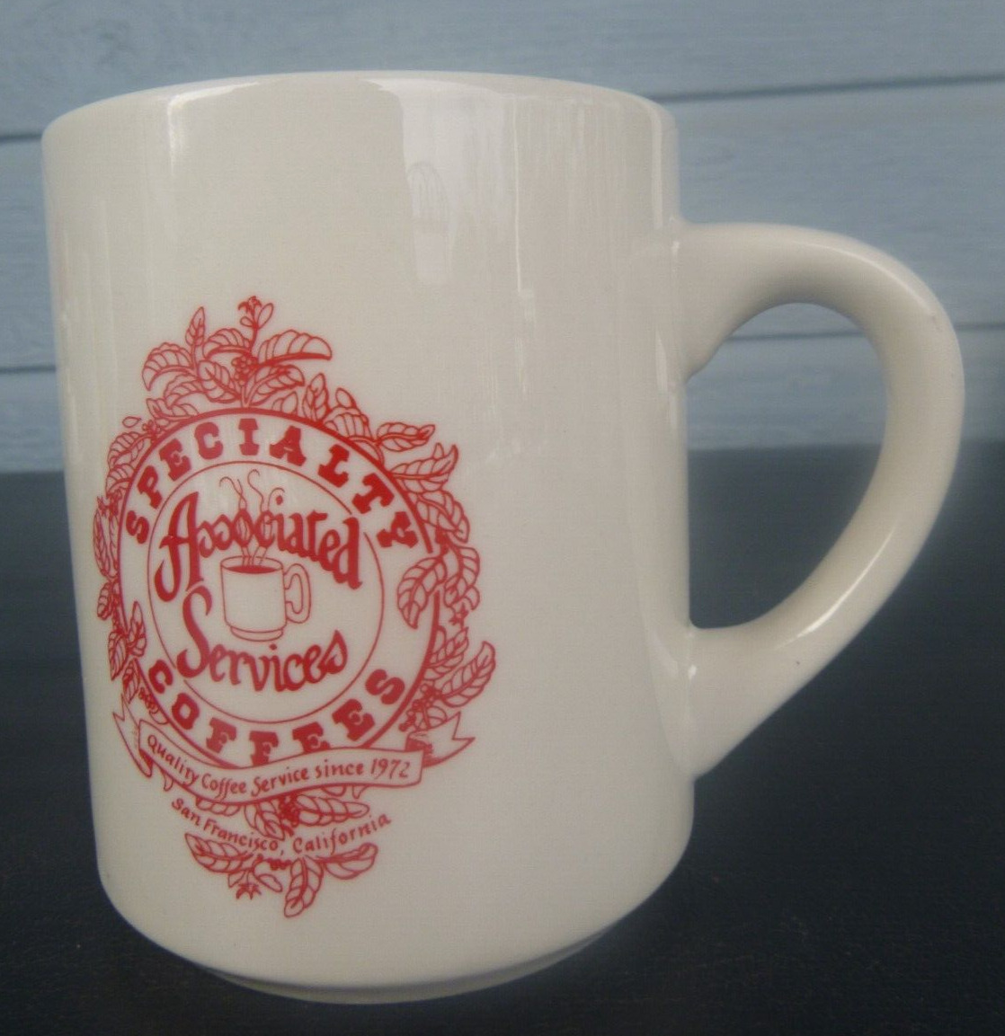vintage Associated Services Specialty Coffee mug cup 3 1/2\