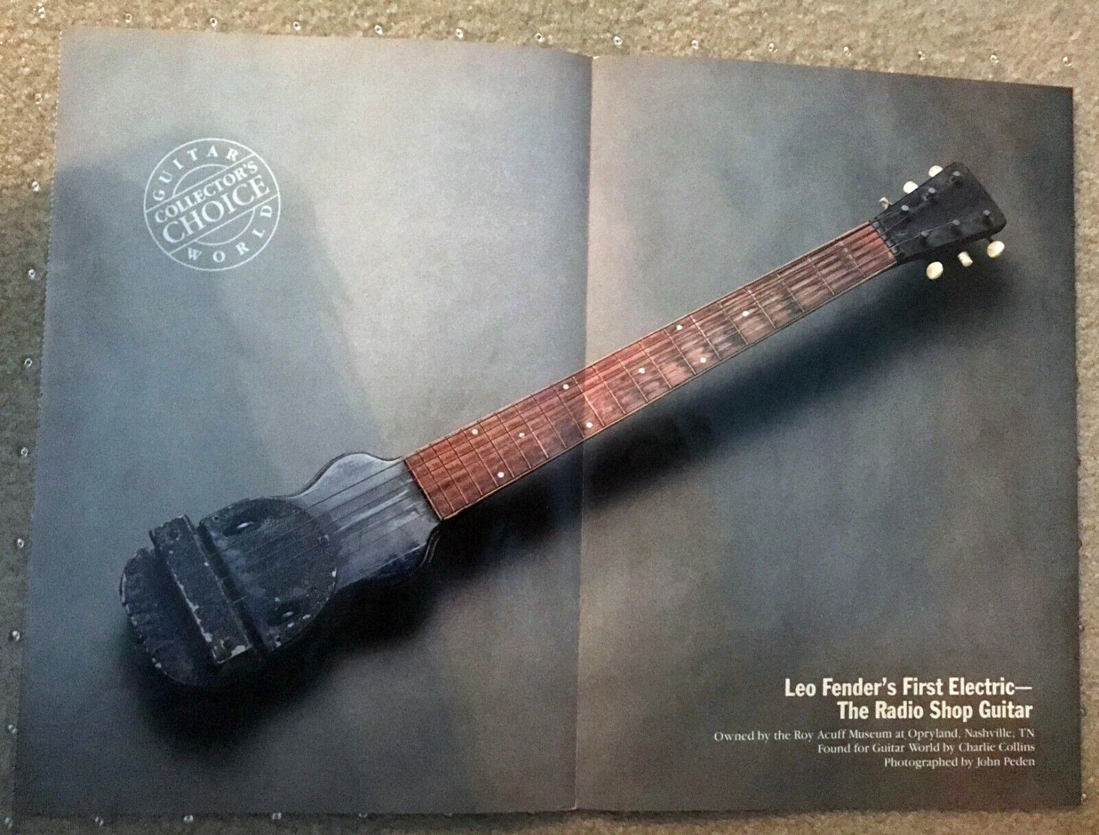 Leo Fender\'s The Radio Shop Guitar / Leo\'s Baby Article - MAGAZINE POSTER