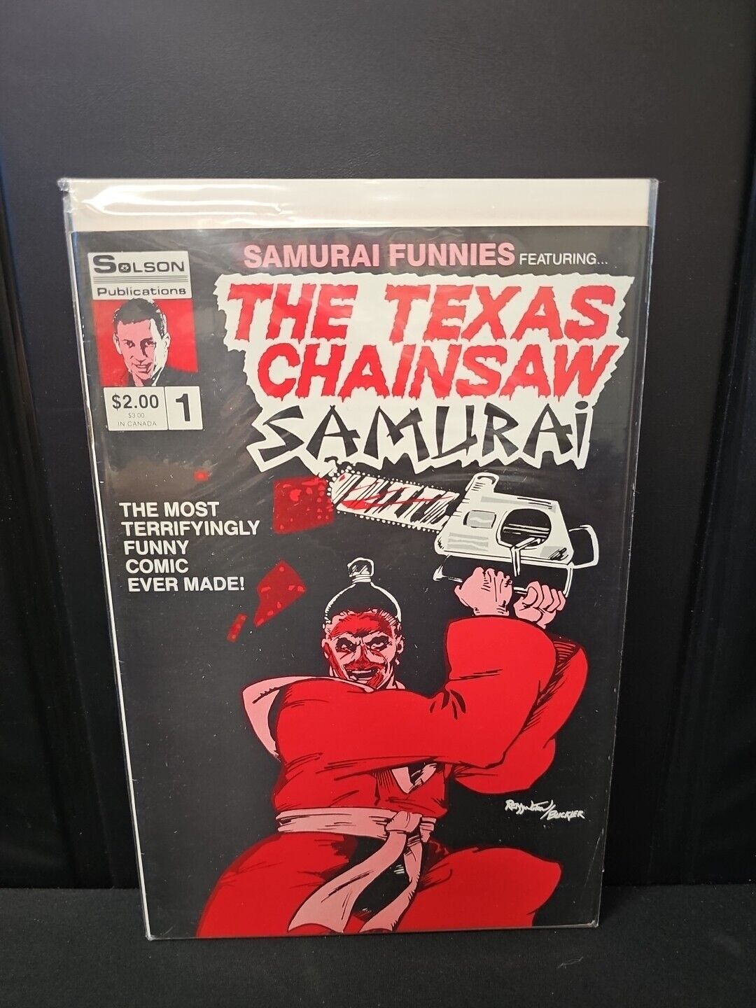 Samurai Funnies #1 The Texas Chainsaw Samurai 1986  Solson Comics FREE S/H