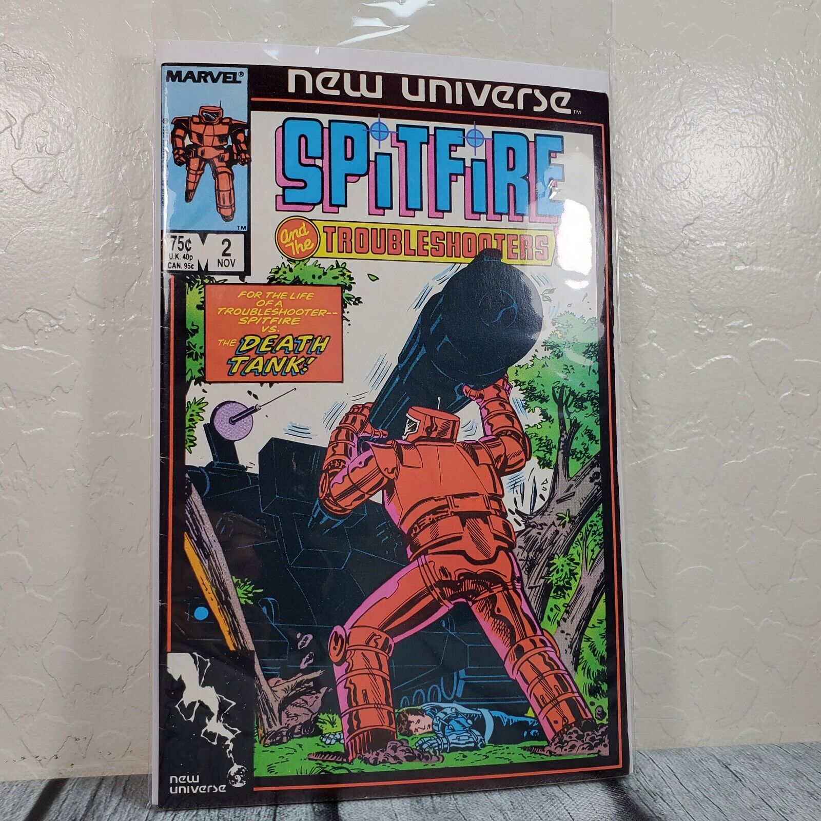 Marvel Comics Spitfire And The Troubleshooters #2 1986 Vol. 1 Vintage Comic Book