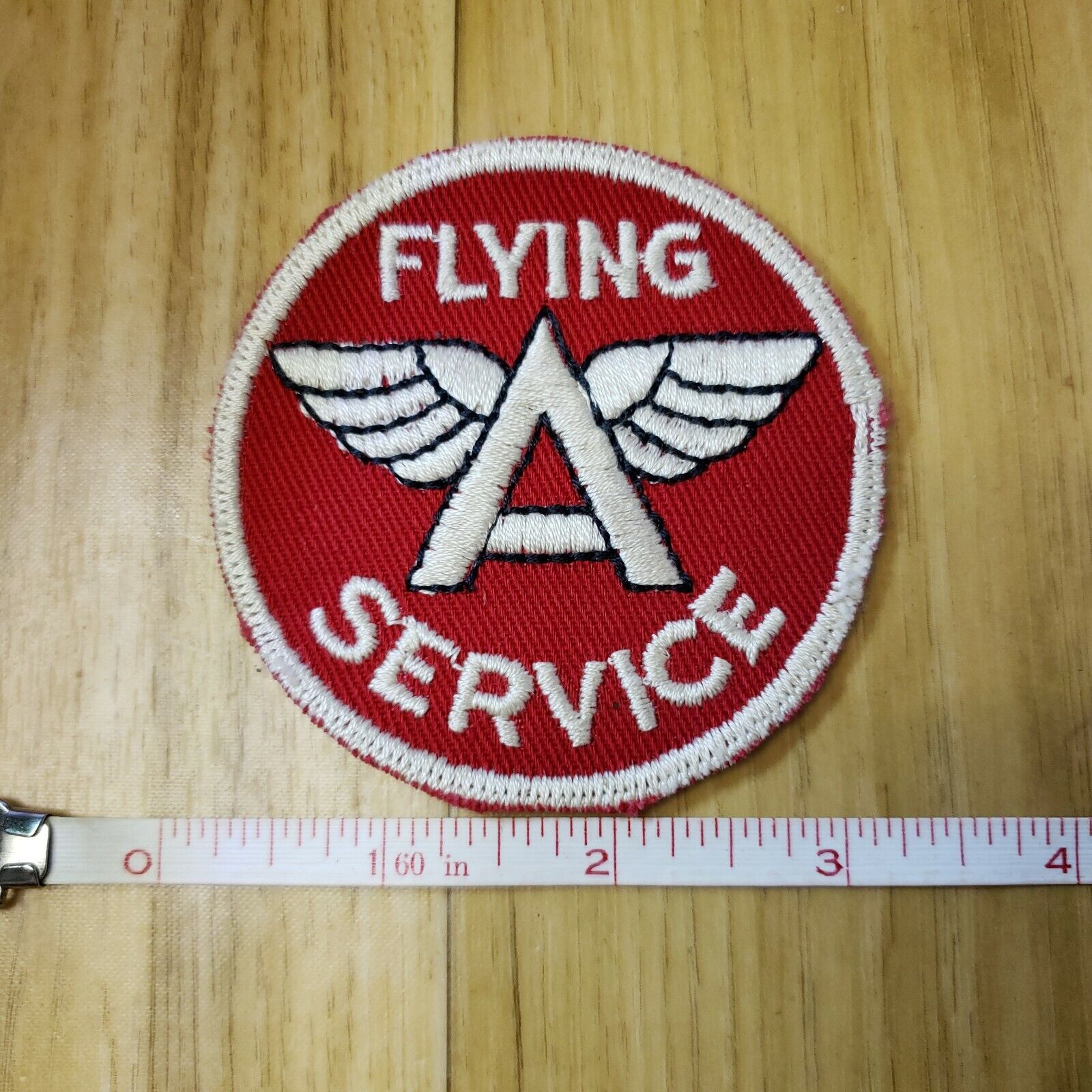 VTG FLYING A SERVICE PATCH 3 1/8\