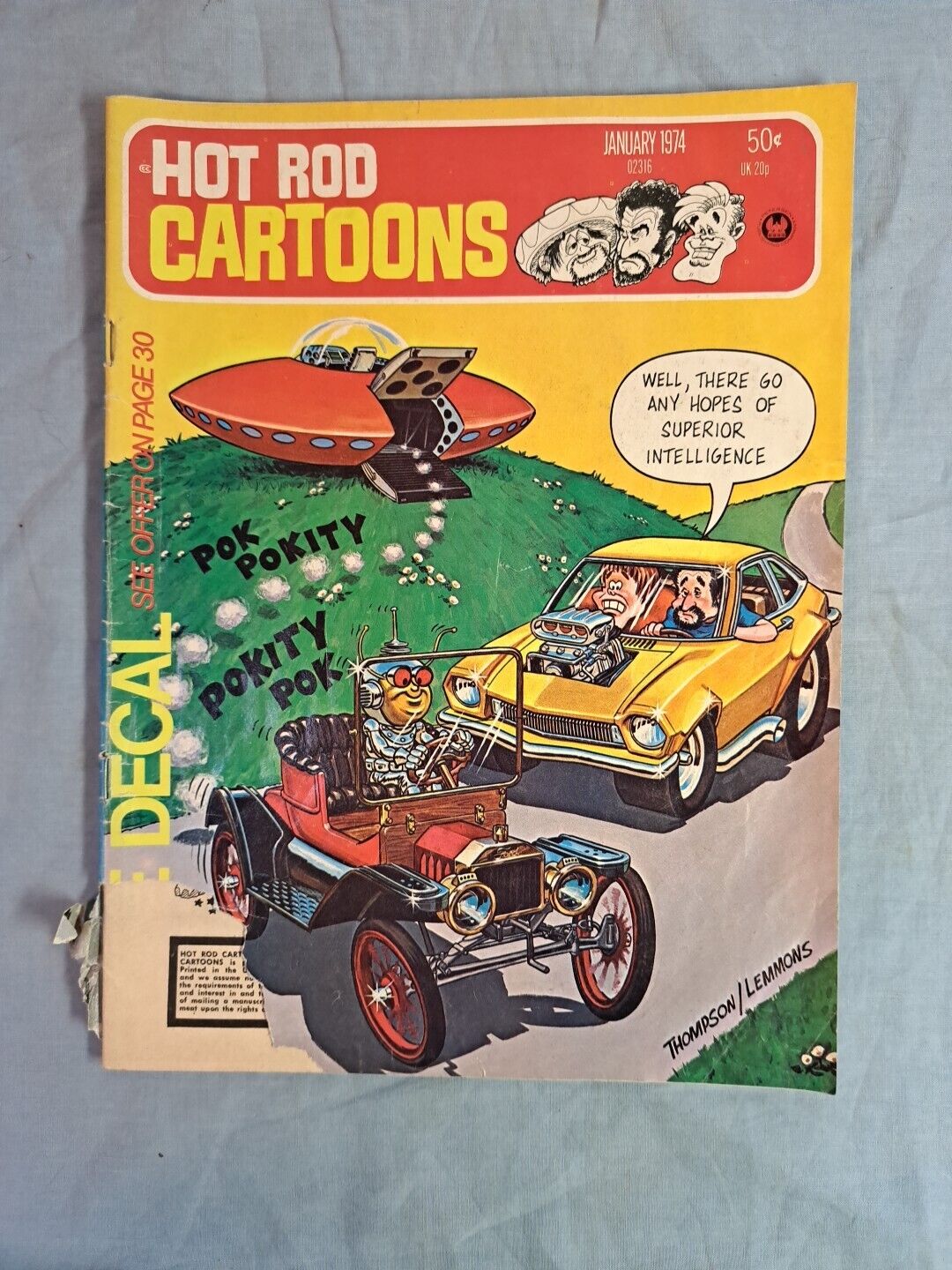 Petersen\'s Hot Rod Cartoons Magazine Issue 56 January 1974