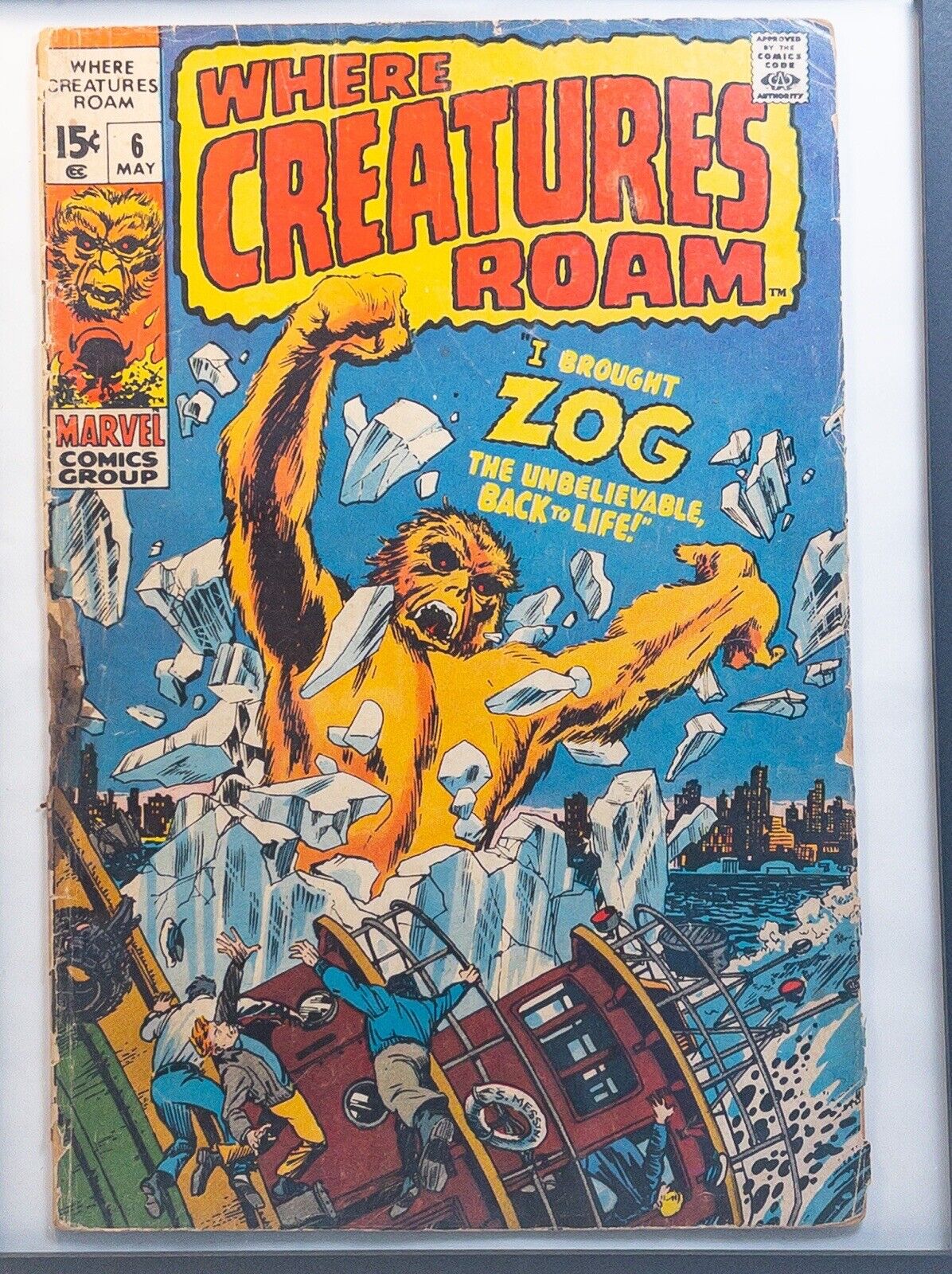 Where Creatures Roam #6 (May 1971) Zog The Unbelievable - Great Condition