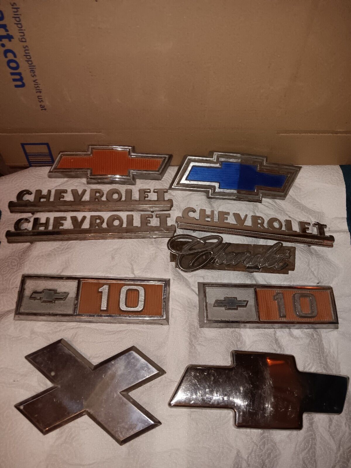 Complete Full Set Of 1973 Chevrolet  Truck Badges
