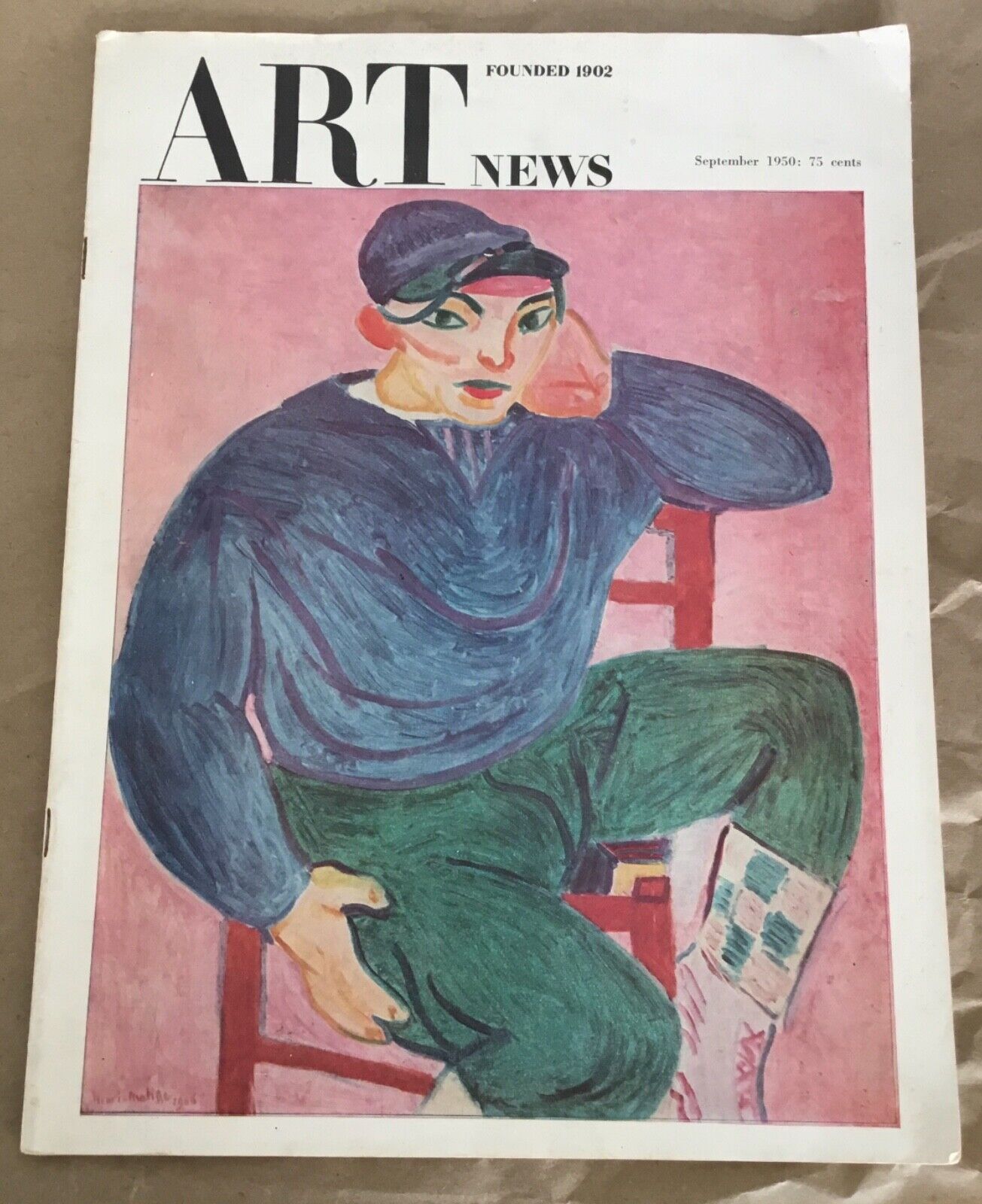 Art News magazine September 1950 Wifredo Lam Paul Cezanne Franz Marc A Siskind