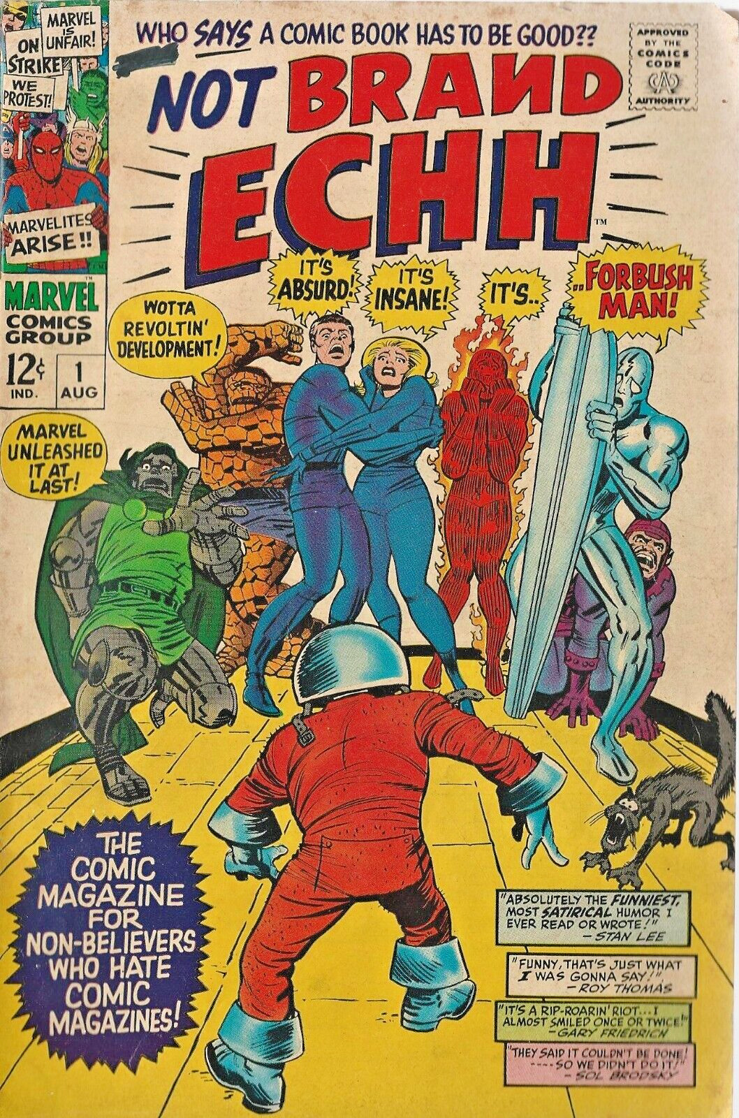 Marvel Comics Not Brand Echh #1 Silver Age Parody Satire Forbush Man