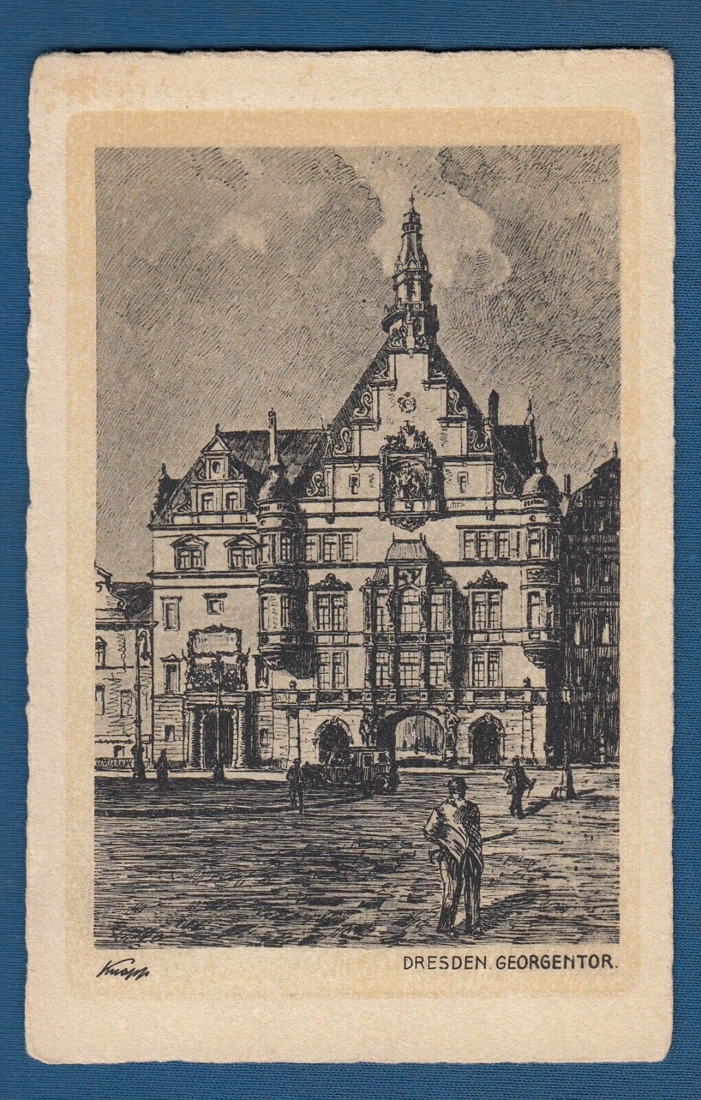 Dresden - Georgentor, Germany antique postcard 1910s 