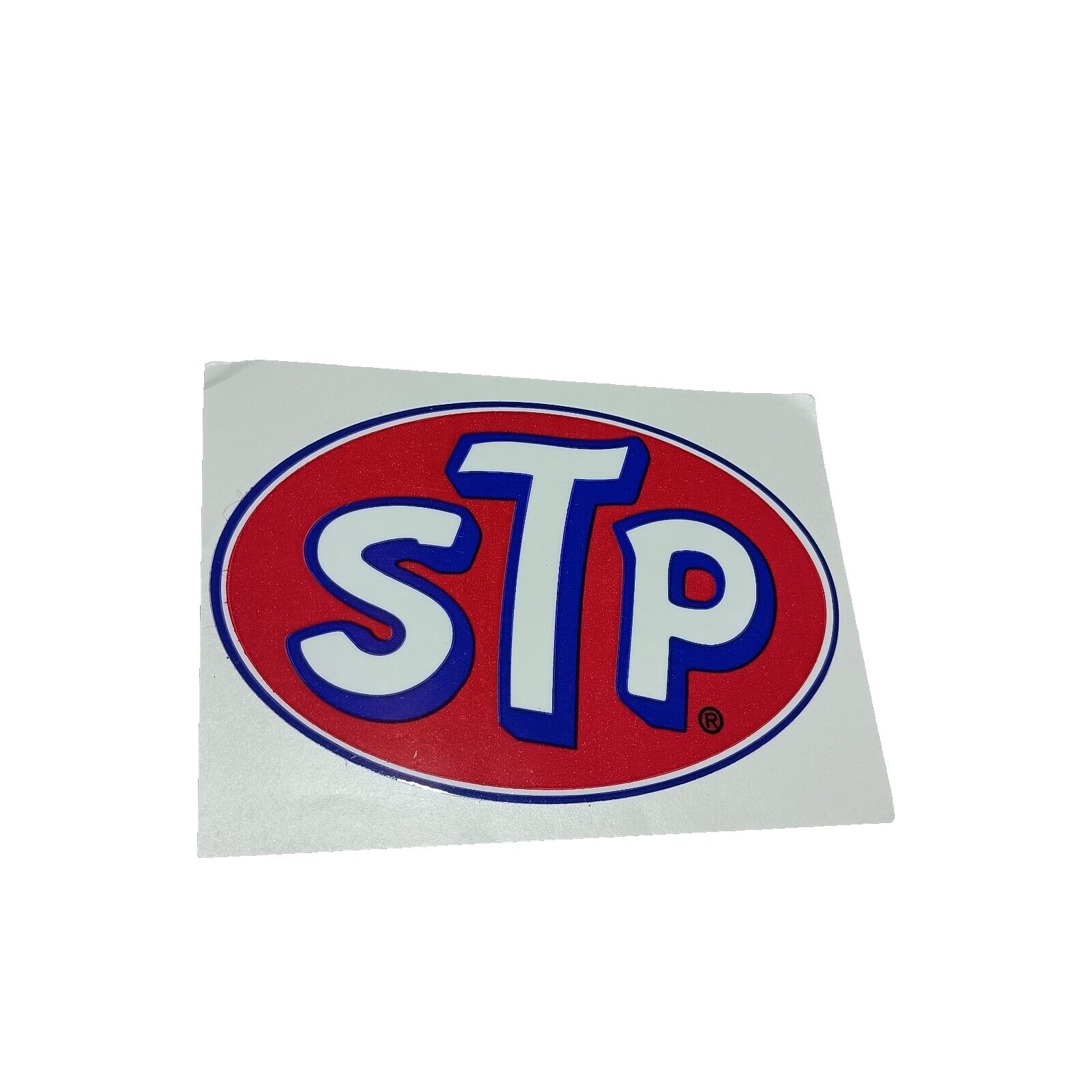 Small STP Oil Contingency Sticker STP-2194 Original 90s NASCAR Decal 2.25x3.5\