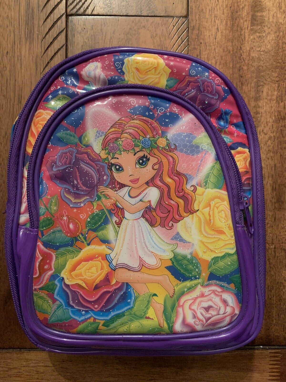 Lisa Frank Rose Fairy Backpack / Lunch Box/ Bag Insulated Backpack AMAZING