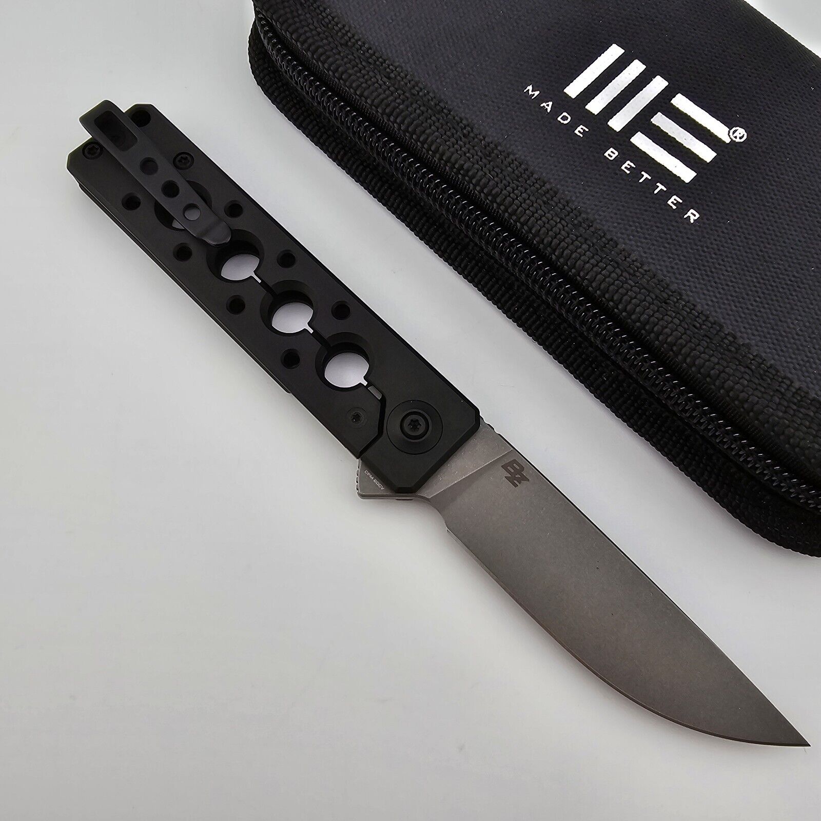 WE Knife Co. Miscreant 3 Folding Knife Black Titanium Handles 20CV Blade 2101B
