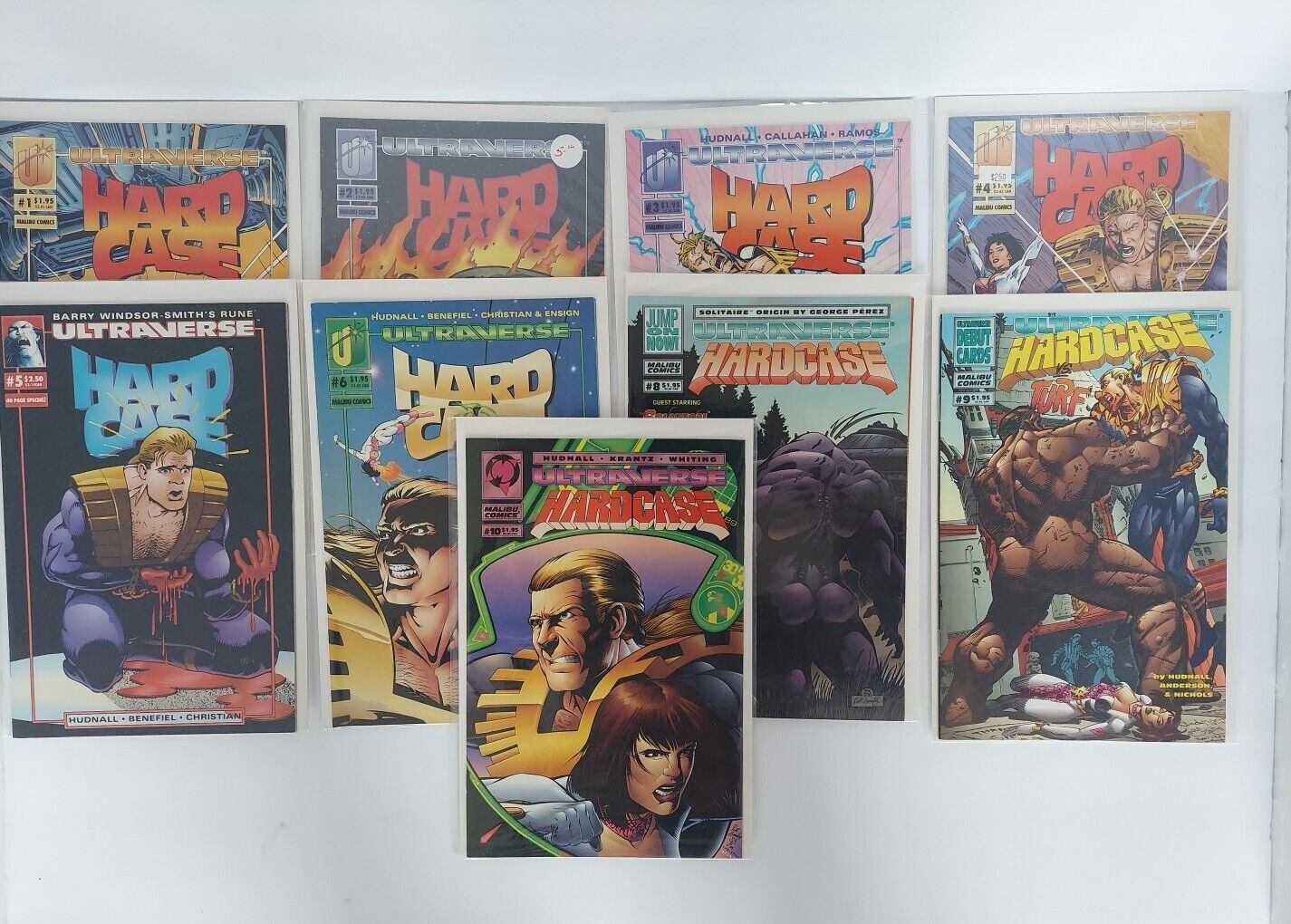 Malibu Comics Ultraverse Hard Case Bundle of 9 #1- #10 ( Missing #7)