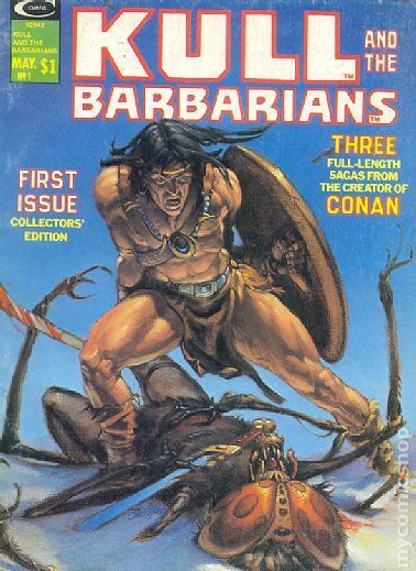 Kull and the Barbarians #1 FN 6.0 1975 Stock Image