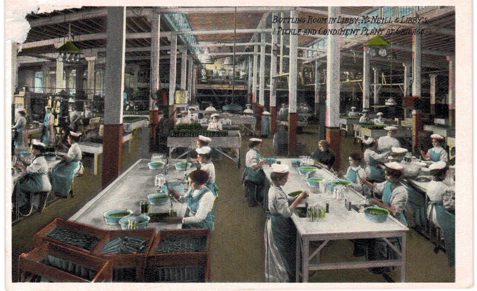 Chicago Libby's Bottling Room Workers 1910 Unused IL 