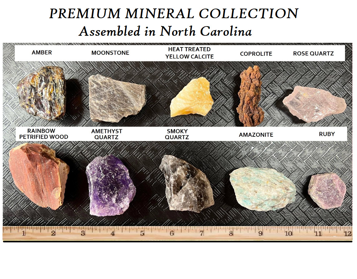 10 Piece Premium Mineral Collection