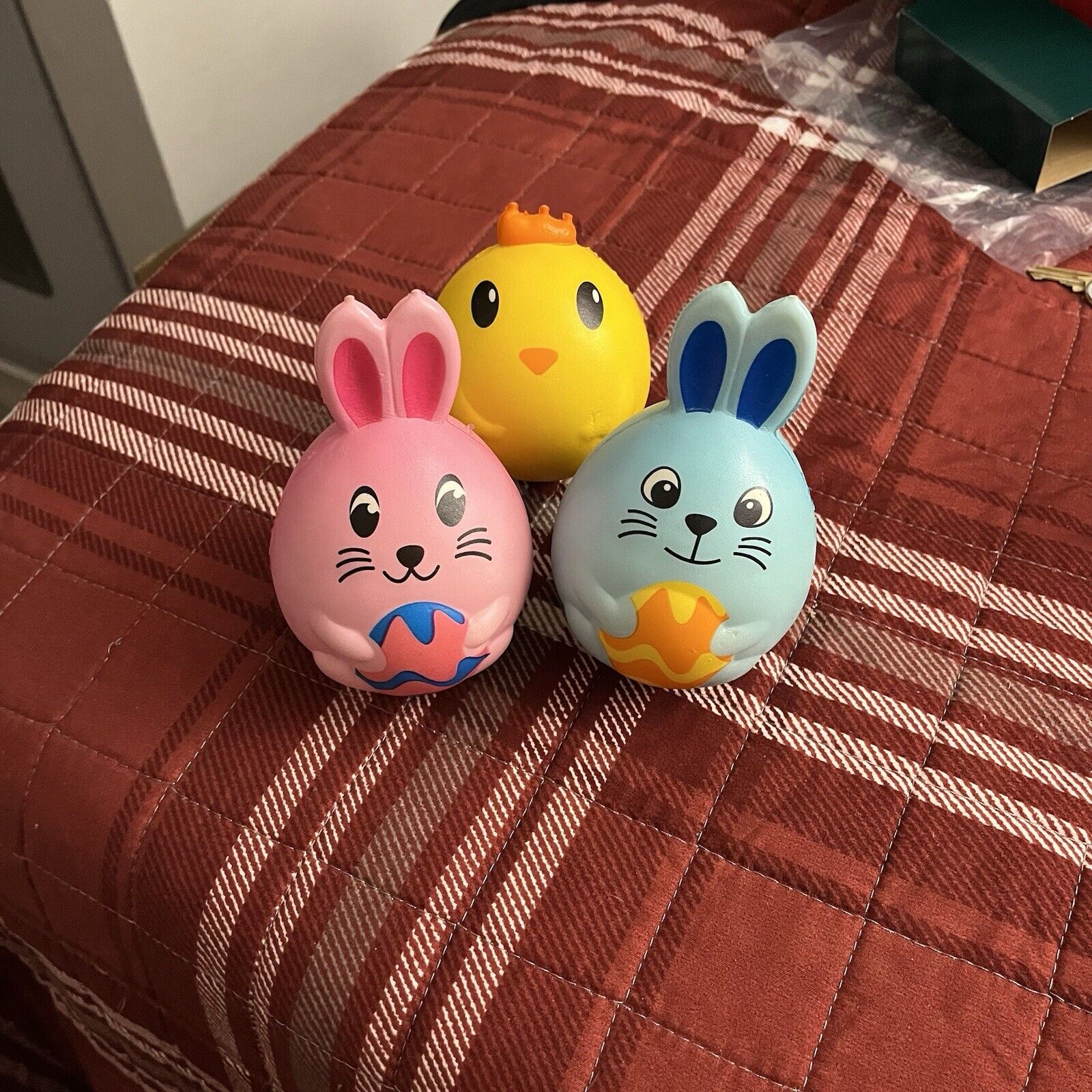 Squishy Foam Easter Bunnies And Chicken