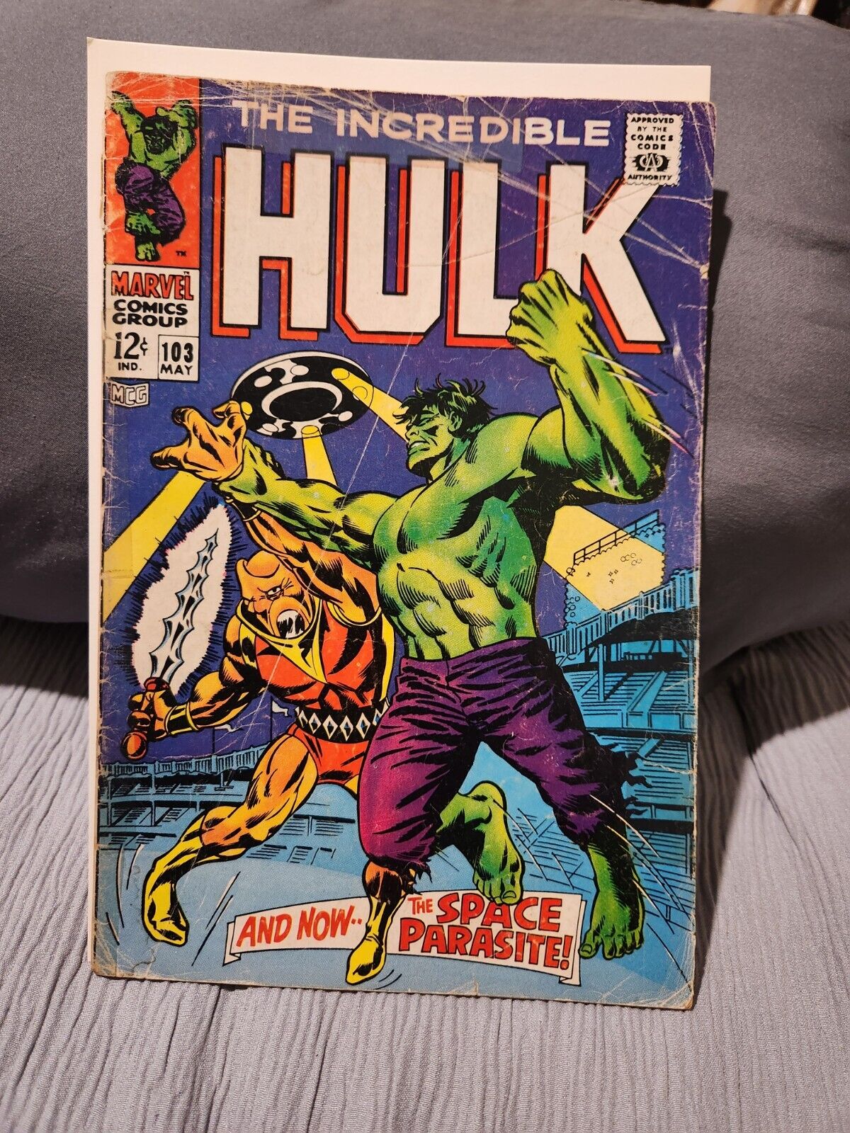 1968 Marvel Comics The Incredible Hulk #103