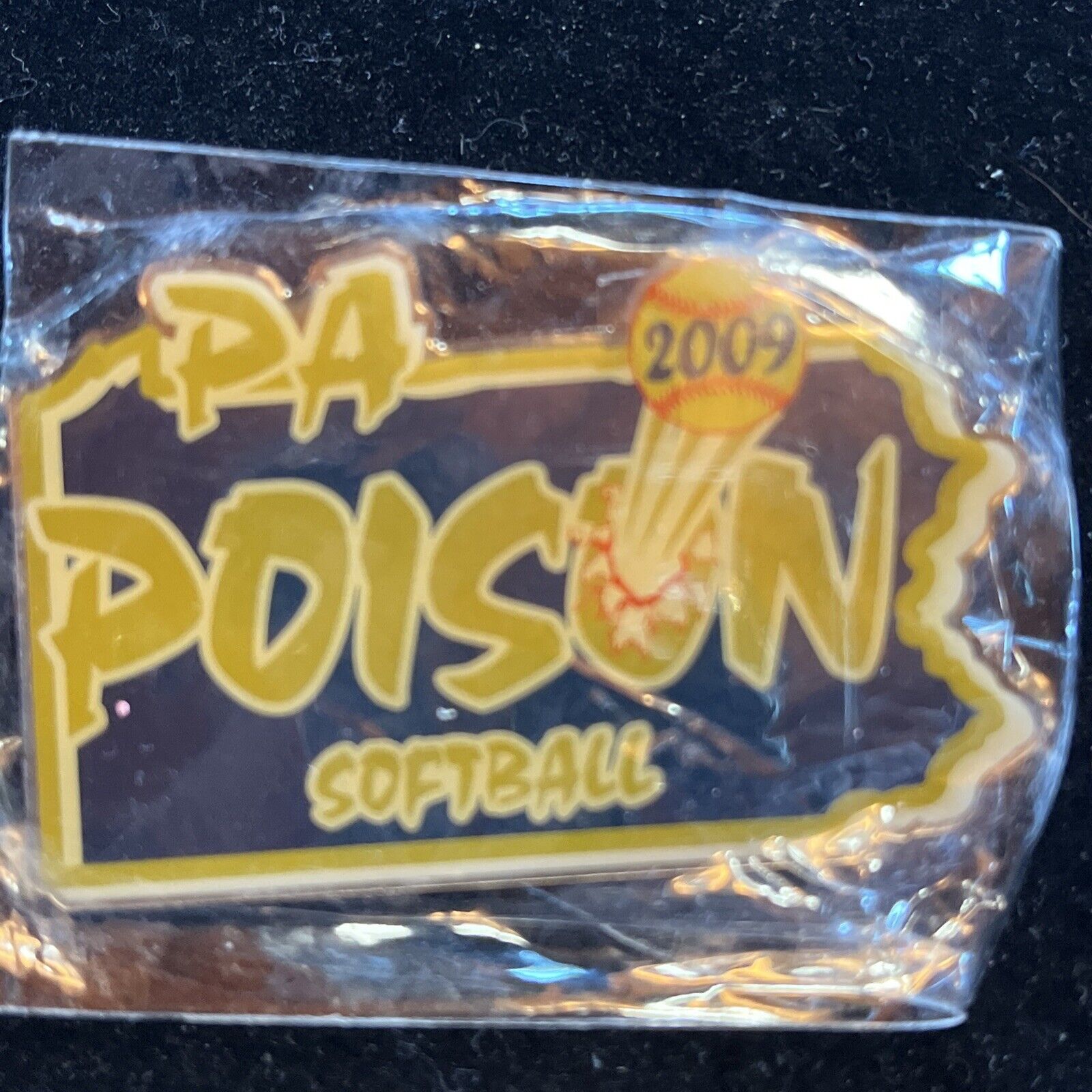 2009 PA Poison Lapel Pin Enamel Softball 24-29