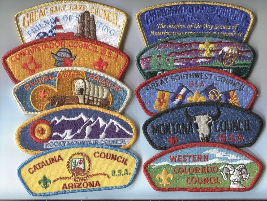 CSPS- LOT OF 10 DIFFERENT - CSP- WESTERN AREA- LOT # 39