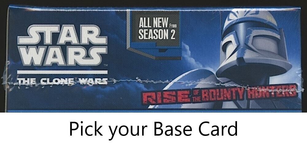 2010 Topps Star Wars - The Clone Wars: Rise of the Bounty Hunters Pick your Card