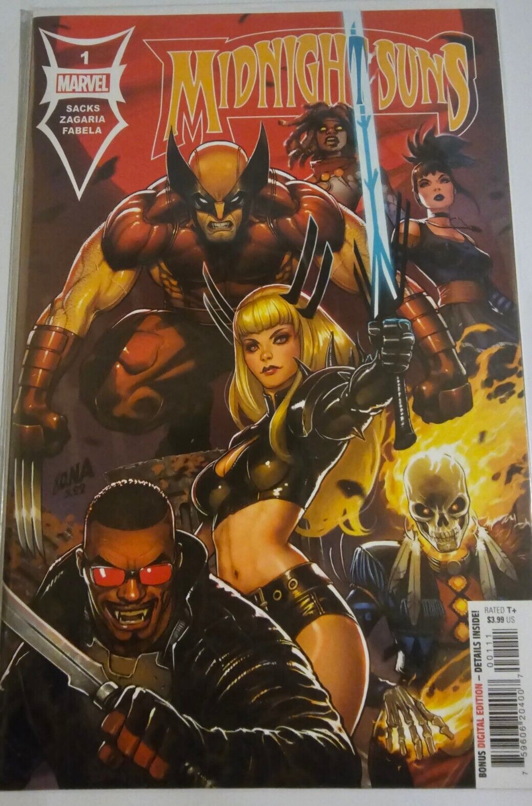 Midnight Suns #1 (David Nakayama Variant)(2022) Comic Book- Marvel Comics.