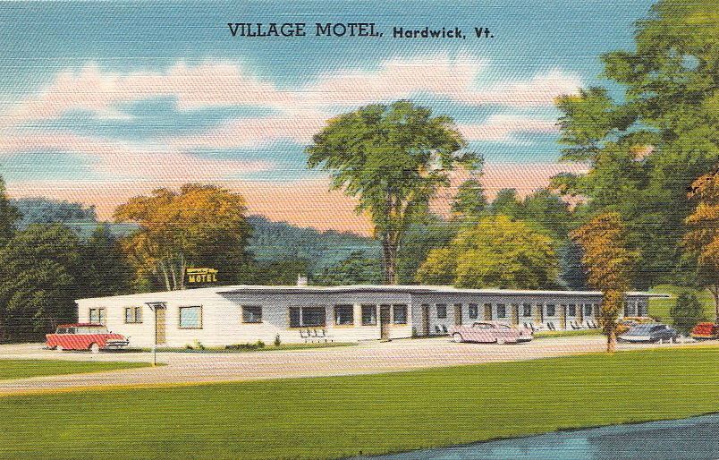 Postcard Village Motel Hardwick VT