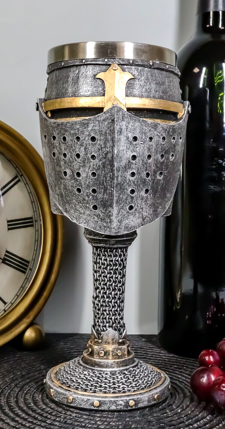 Ebros Medieval Knight Of The Cross Suit of Armor Helm 7\