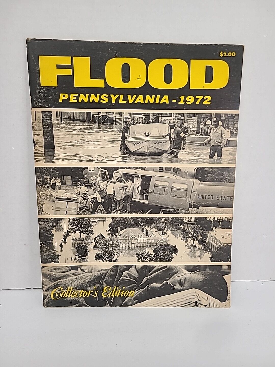 1972 Commemorative Pennsylvania Flood Disaster Photo Magazine Johnstown