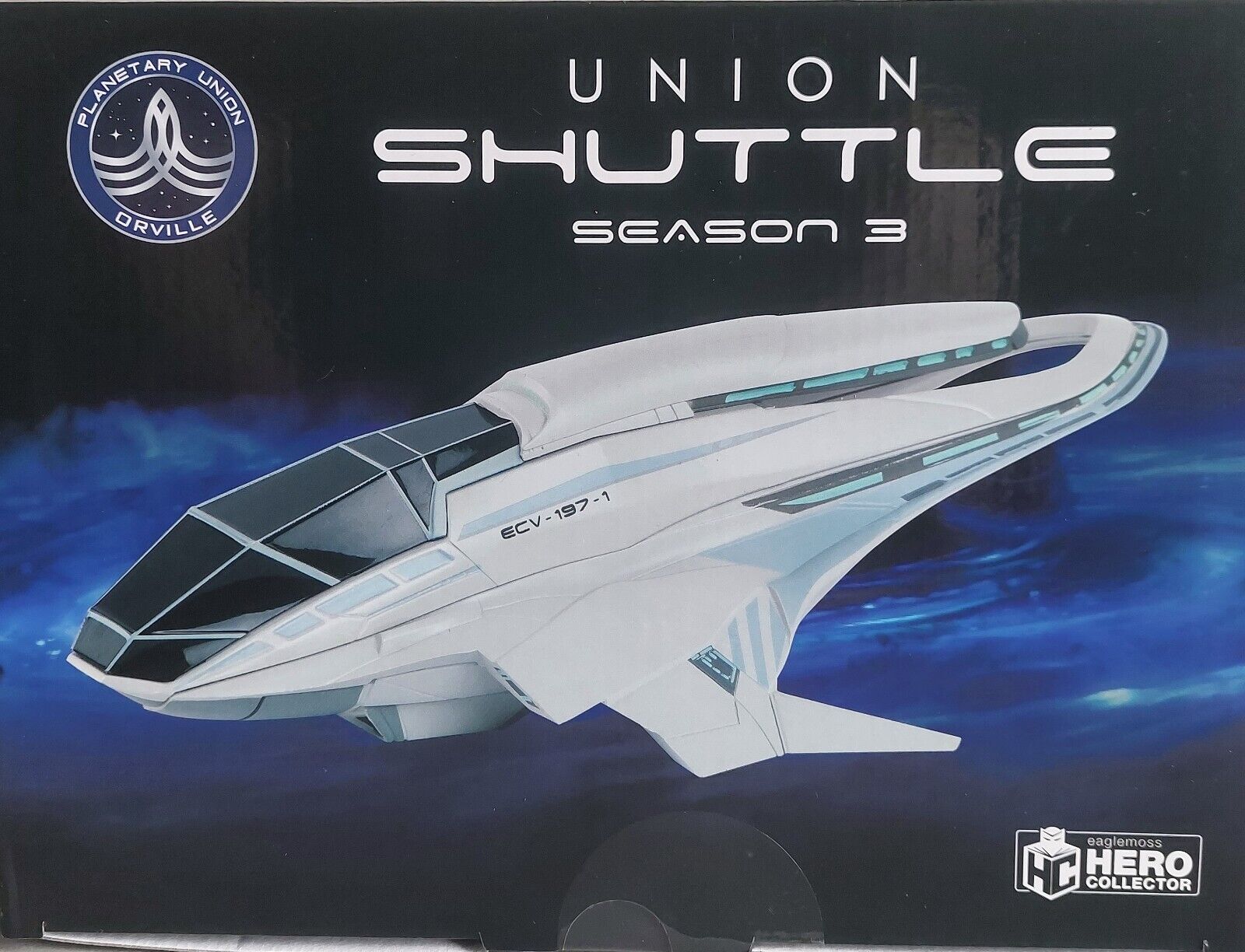 Eaglemoss The Orville Ships Collection Union Shuttle Season 3 Unpublished