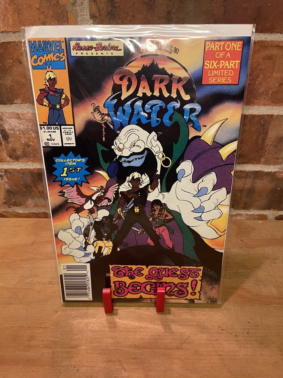⭐️Vintage Dark Water Comic⭐️#1 The Quest Begin 1991⭐️Bagged+Boarded⭐️