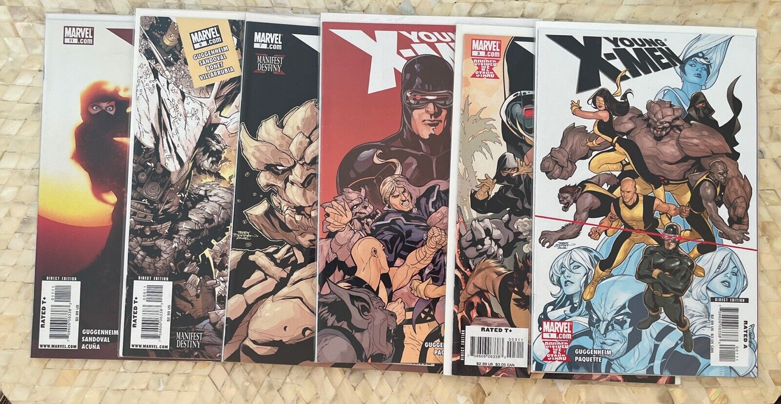 Young X-Men #1-12 Marvel Comics 2008 Complete Set 1st Prints