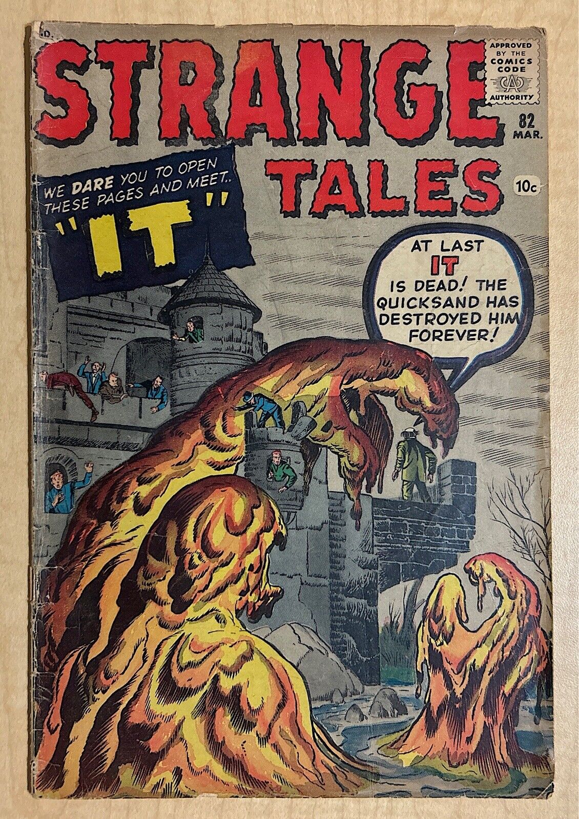 Strange Tales #82 G 2.0 Marvel 1961 Jack Kirby