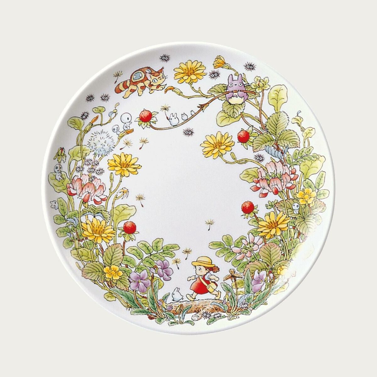 Studio Ghibli My Neighbor Totoro Special Collection 23cm Plate /Snake Strawberry