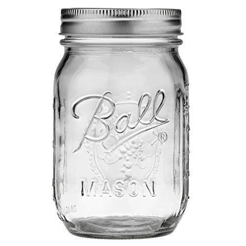 Ball Regular Mouth Pint 16-oz Mason Jar with Lid and Band (1-jar)
