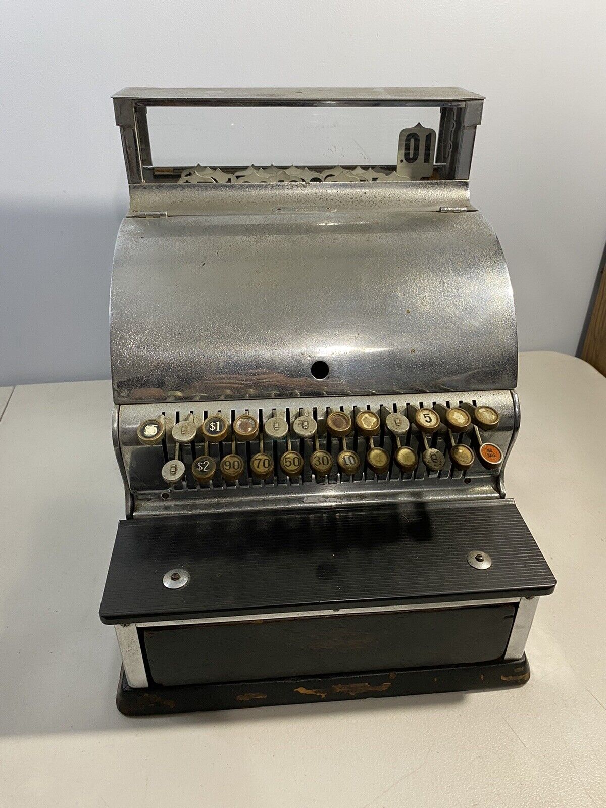 Antique 1900s Cash Register Used At Swan’s Thrift Store
