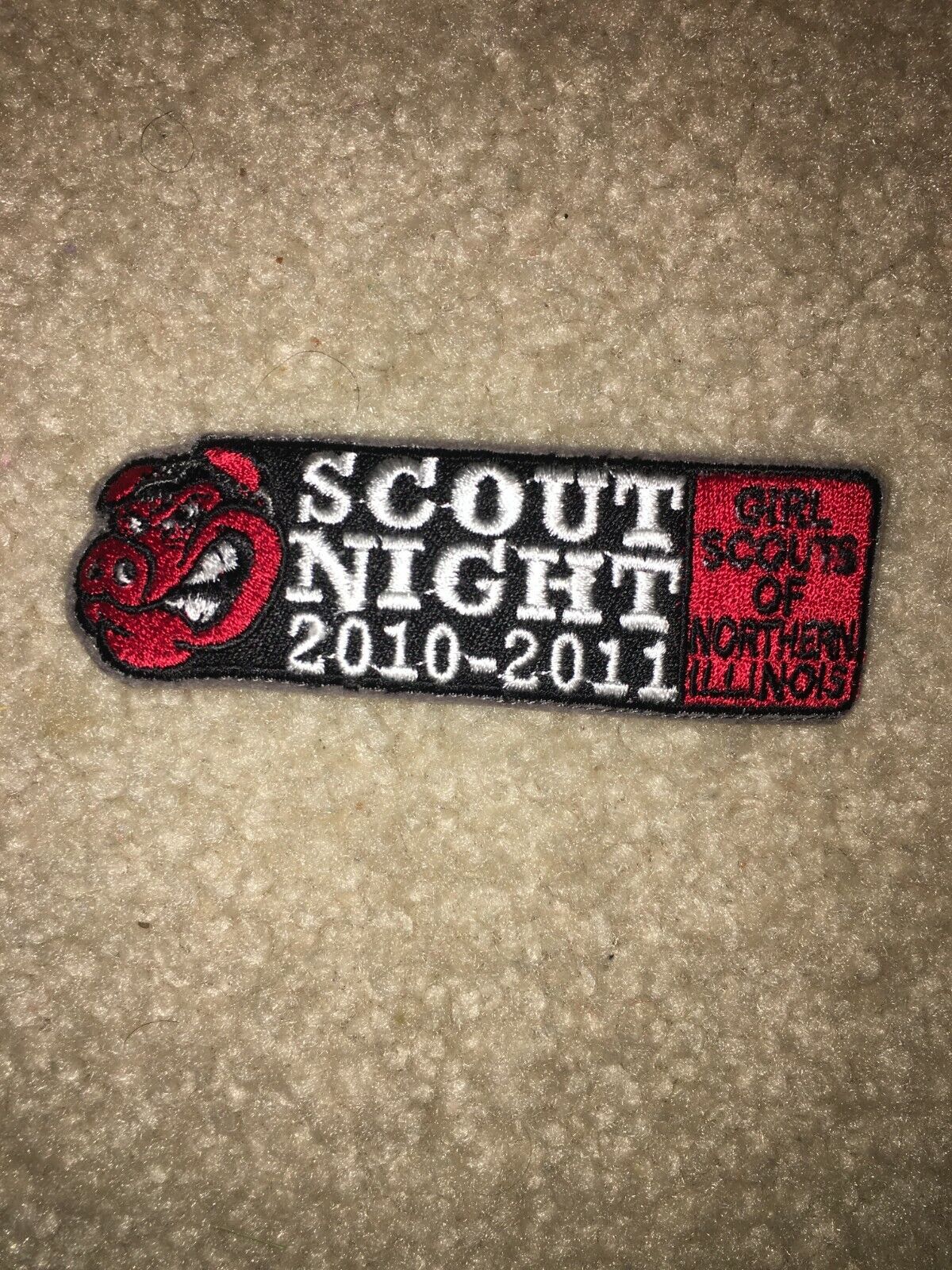 Scout Girl Rockford Ice Hogs Hockey 2010 2011 Illinois Council Sport Patch
