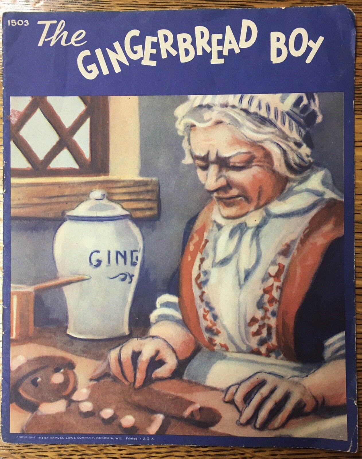 The Gingerbread Boy (1944) Children’s Book by Samuel Lowe Company, Kenosha, WI